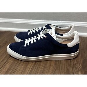 Good Man Brand Edge Lo Low Top Blue Suede Leather Italy Shoes Men's Sz 13